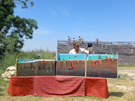 Spectacle de marionnettes d'oiseaux