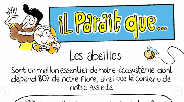IL PARAIT que… les abeilles