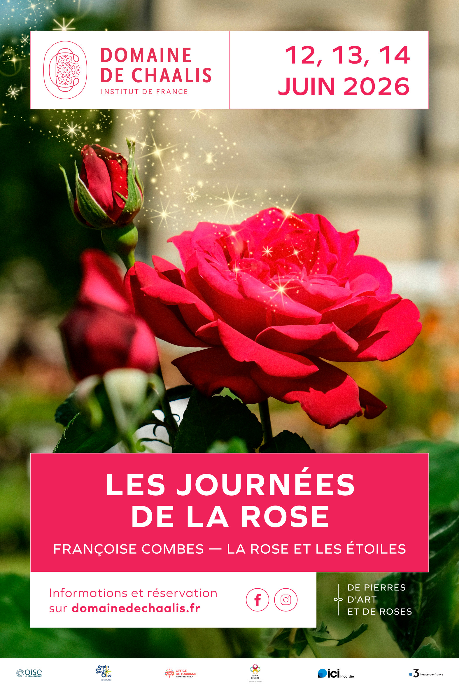 Journées de la Rose à Fontaine Châalis (60)