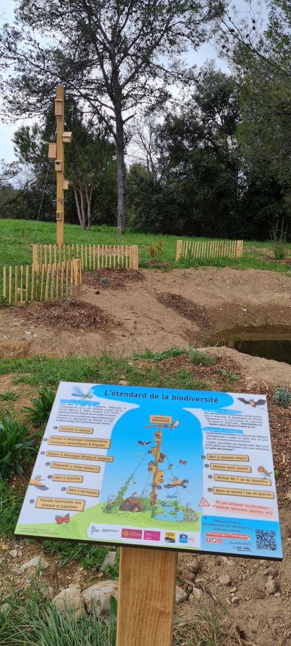 Panneau Étendard de la biodiversité