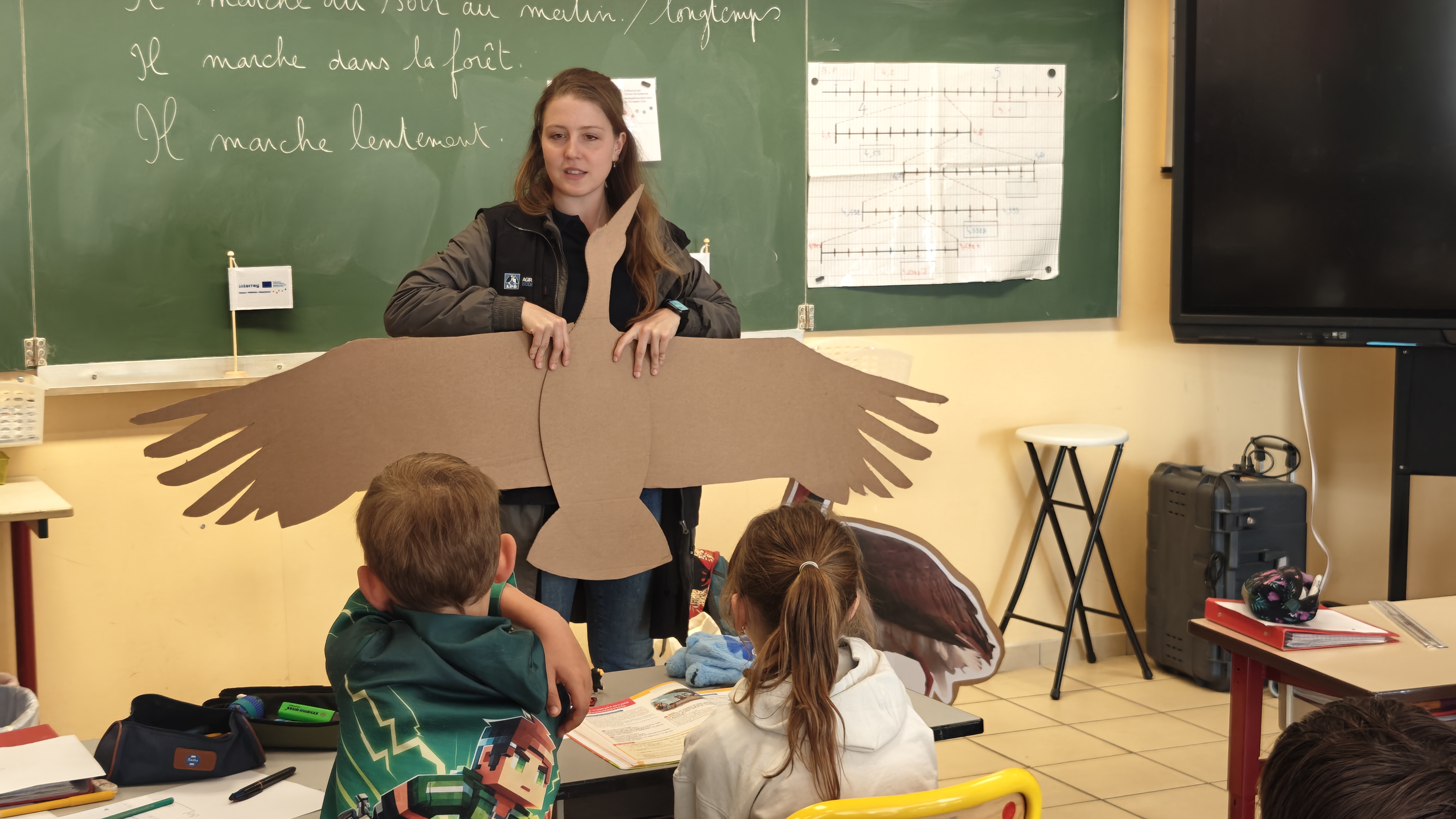 À la découverte de la Cigogne noire avec les élèves de Gommegnies et Maroilles
