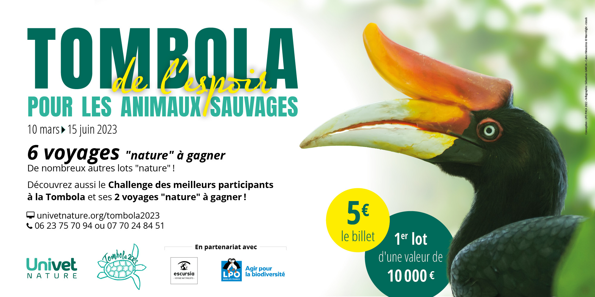 Tombola de l’Espoir pour les animaux sauvages