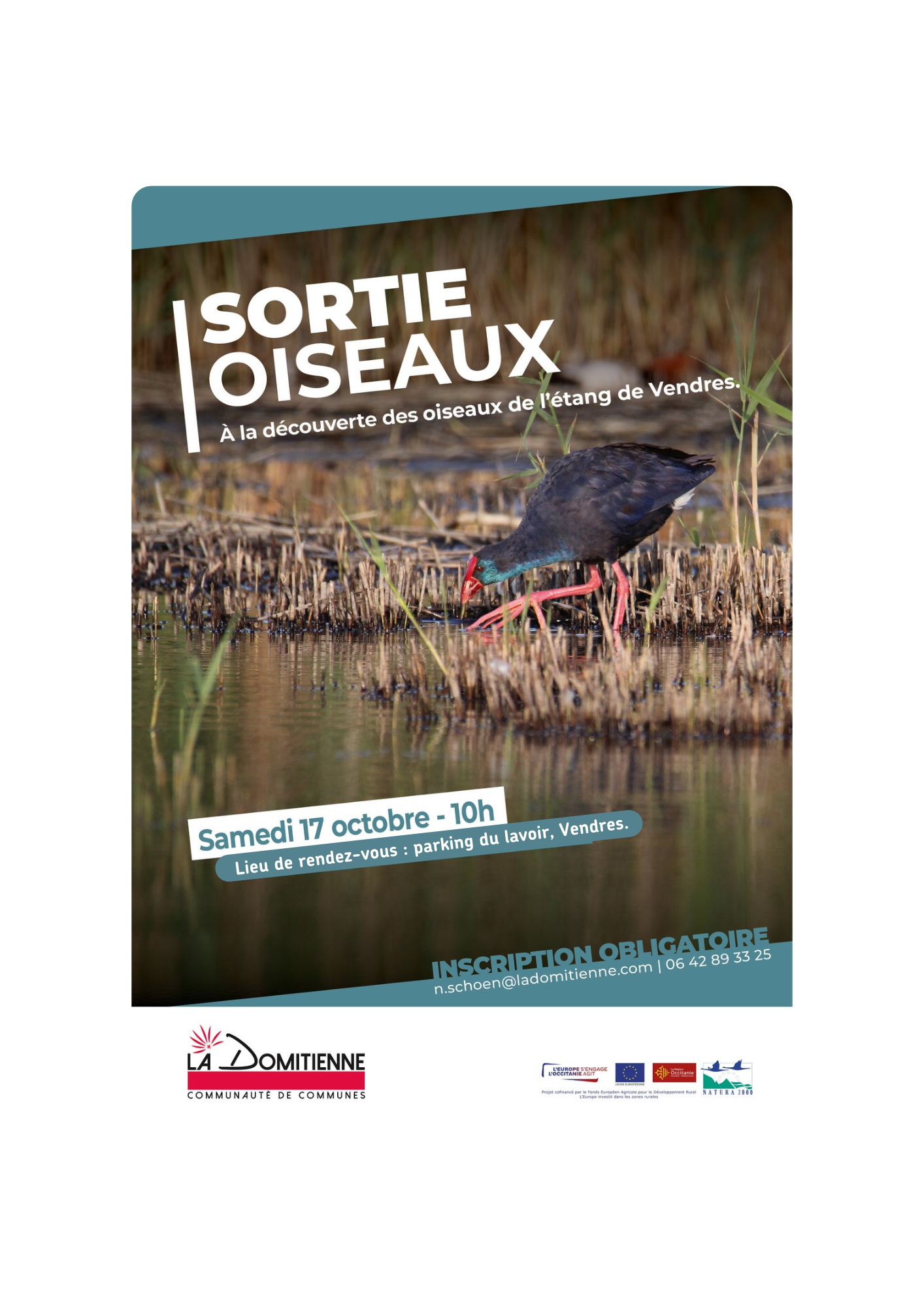 Affiche sortie Vendres 17 octobre