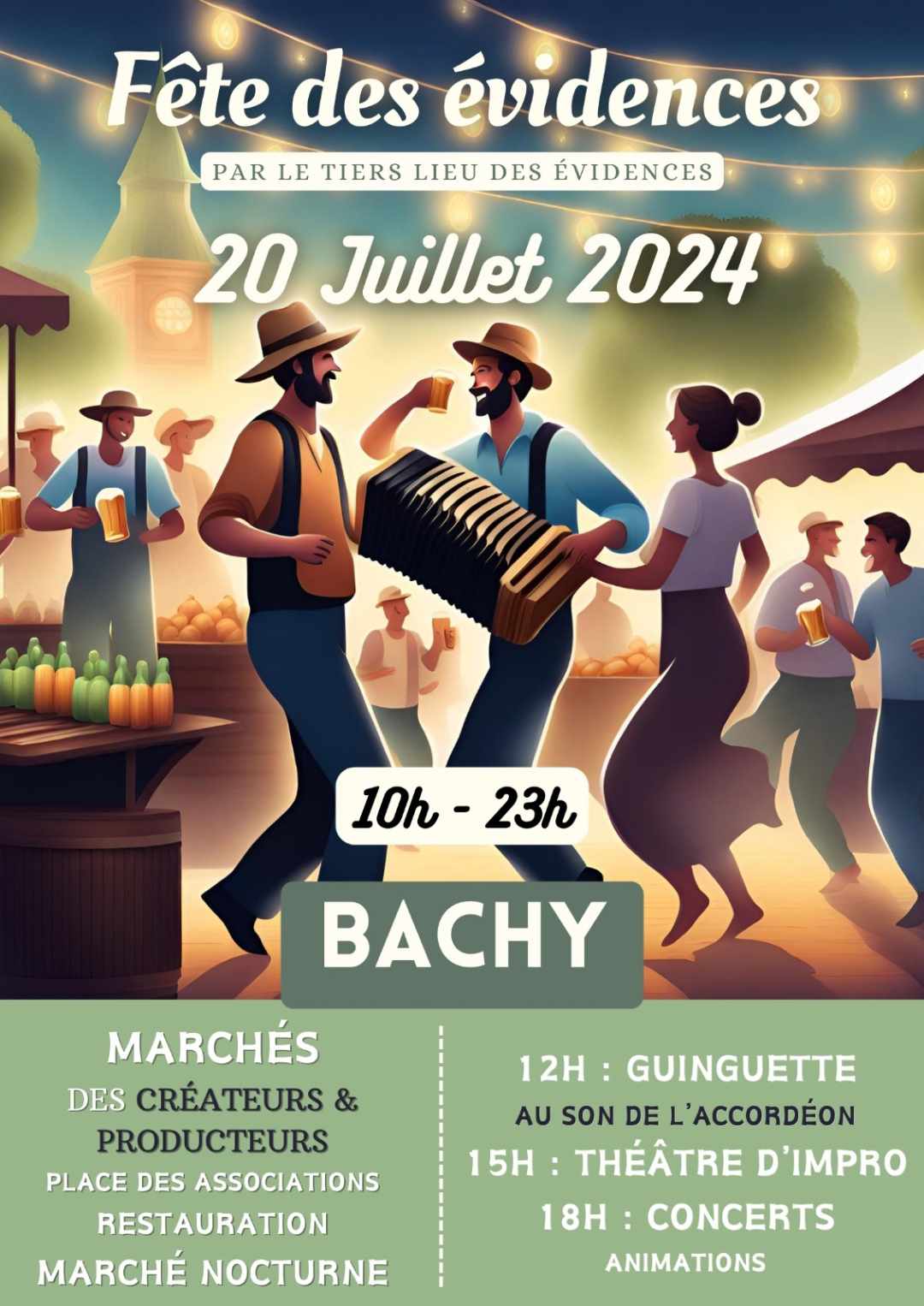 Fête des évidences  20 juillet 2024, Présence LP HDF DT Nord le 15 juin