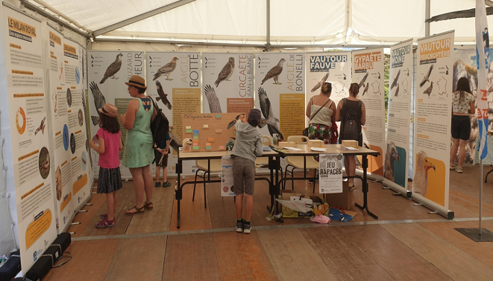 Stand LPO à la fête du ciel