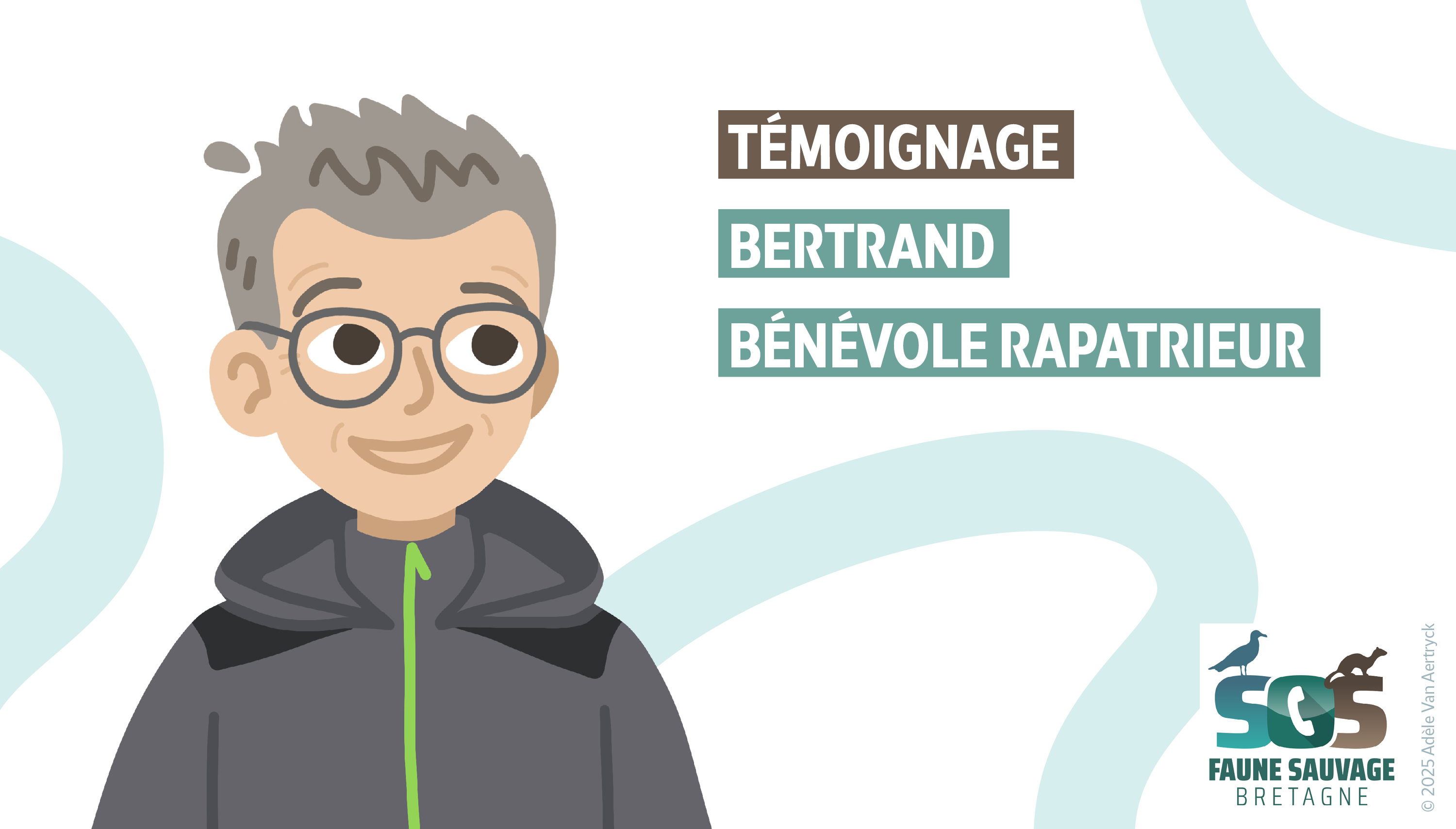 Bertrand, rapatrieur de la faune sauvage : « Chaque trajet est une aventure »