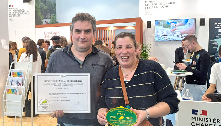 Les prairies du Montmorillonnais sur la plus haute marche du podium à Paris !
