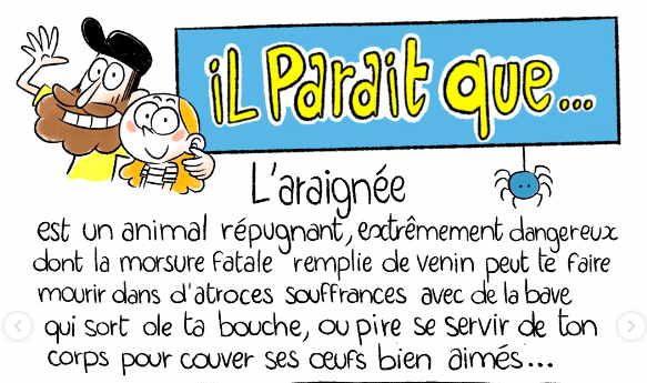 IL PARAIT que… l'araignée