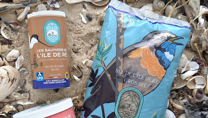 [Partenariat] Des oiseaux sur les produits des sauniers de l'île de Ré !