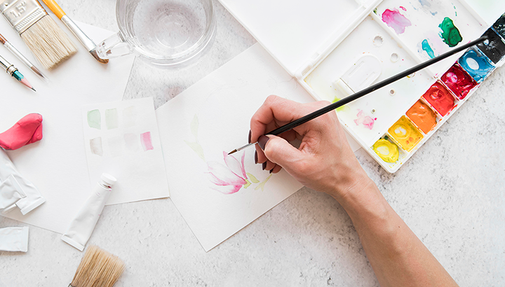 Atelier créatif : dessin de nature à l'aquarelle