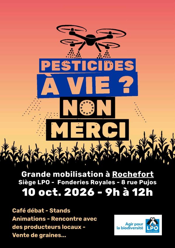 Pesticides à vie ? Non Merci ! Mobilisation à Rochefort