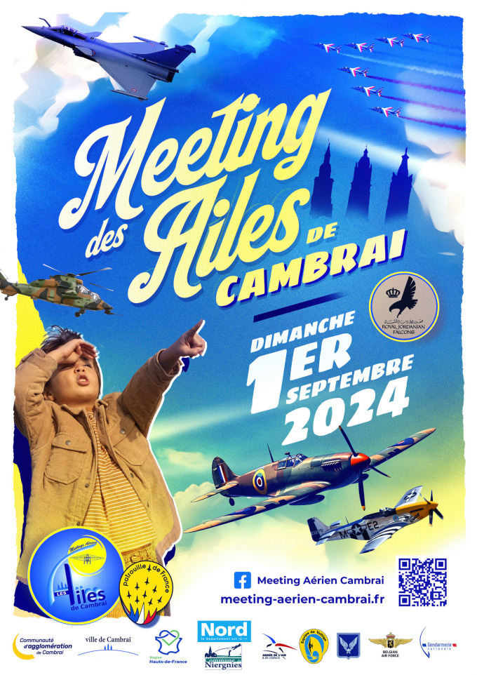 Affiche du meeting des Ailes de Cambrai