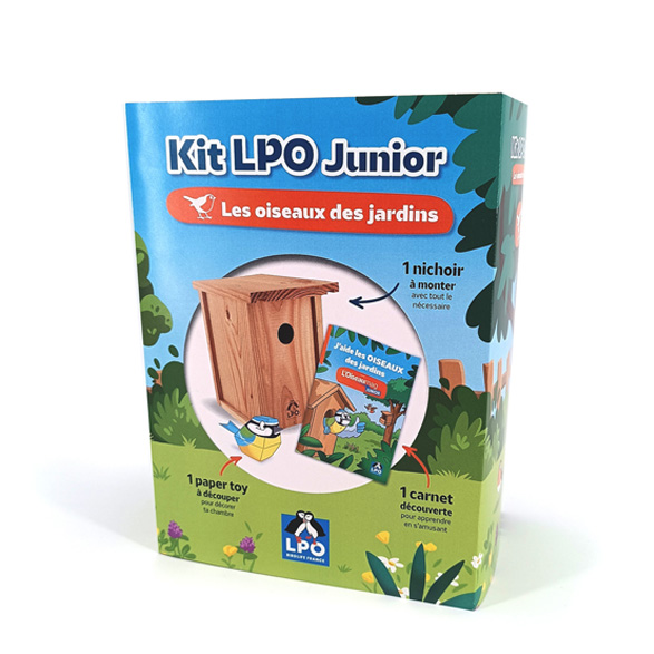 Kit LPO Junior Les oiseaux des jardins