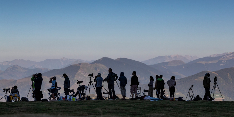 Observateurs sur le col d'Organbidexka