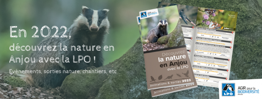 visuel "En 2022, découvrez la nature en Anjou avec la LPO !"