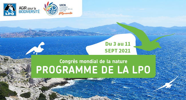 couverture du programme de la LPO au Congrès mondial de la nature