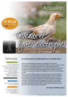 couverture du bulletin Oiseaux et lignes électriques n°24