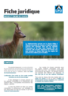 Fiche juridique "modes et engins de chasse"