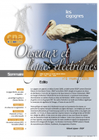couverture du bulletin Oiseaux et lignes électriques n°6