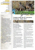 Couverture bulletin le Grand-duc