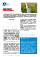 Première page de la fiche médiation portant sur les cavités pièges