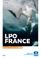 Couverture du rapport d'activité LPO FRANCE 2022