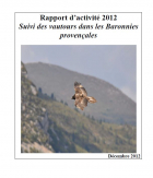 couverture bilan 2012 Suivi des vautours dans les Baronnies provençales
