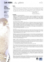 couverture Les Notes du pèlerin