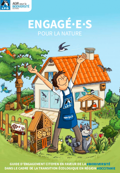 visuel couverture guide "engagé.e.s pour la nature"