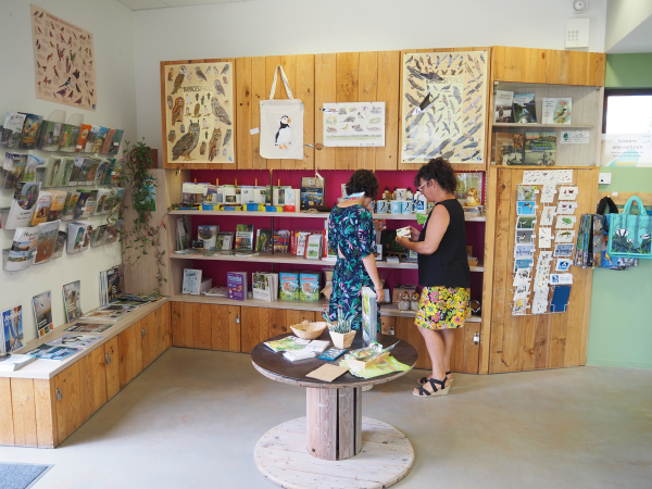 La boutique LPO au Pôle des Espaces Naturels