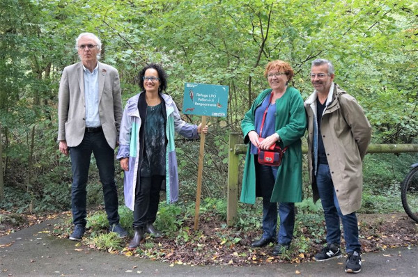 Vallon de la Bergeonnerie, inauguré le 2 octobre 2022 © LPO