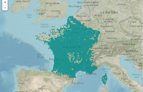 Présence du Rossignol philomèle en France