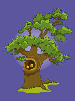 illustration d'un arbre creux