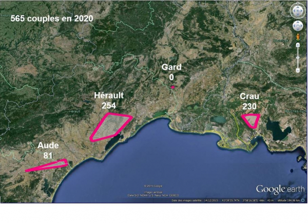 Localisation de la population française en 2020