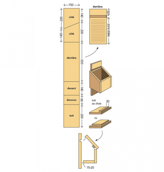 Fabriquer un nichoir à chauve-souris