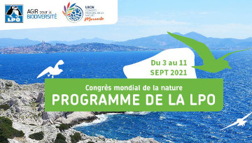 couverture du programme de la LPO au Congrès mondial de la nature