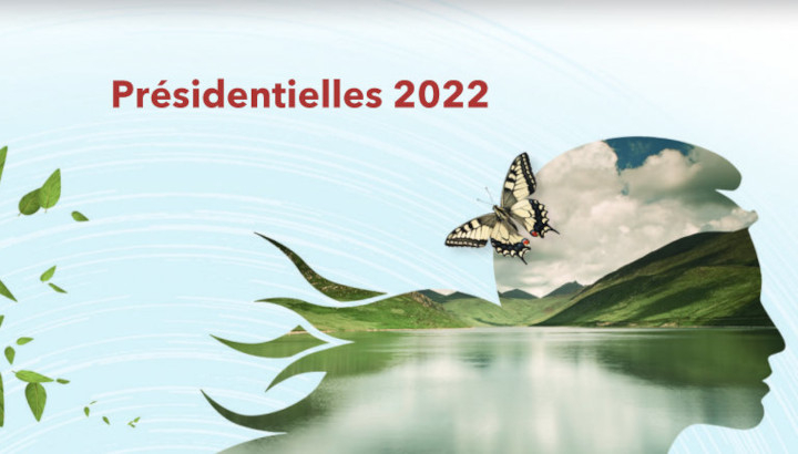 visuel portant le message "présidentielles 2022"