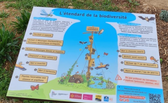Panneau Étendard de la biodiversité