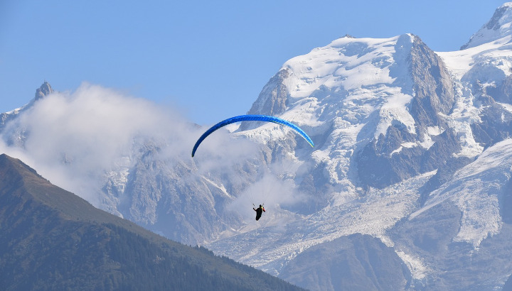 Vol libre en montagne