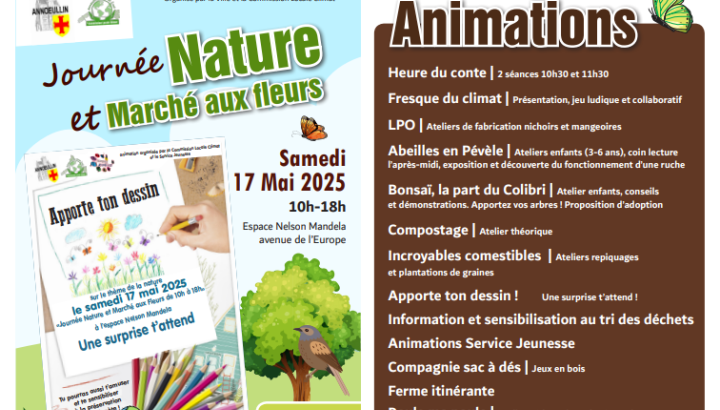 Journée nature et marché aux fleurs