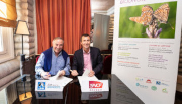signature de l'engagement entre la LPO et la SNCF