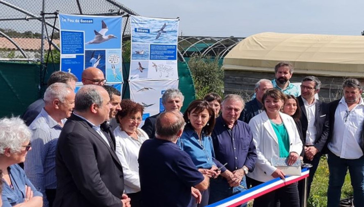 Inauguration volière soins oiseaux marins